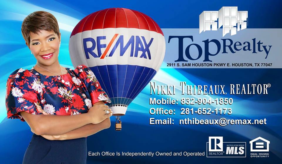 Nikki Thibeaux-RE/MAX TOP REALTY